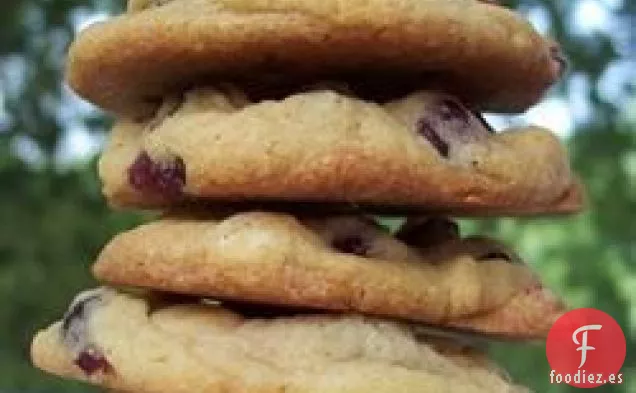 Galletas de Chocolate Blanco y Arándanos