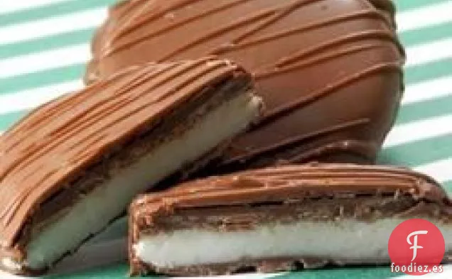 Empanadas de Menta Cubiertas de Chocolate