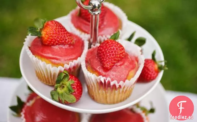 Cupcakes de Fresa de Lizzie