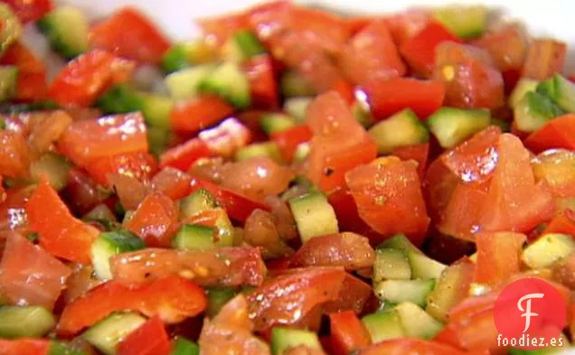 Condimento de Tomate, Pepino y Pimiento Rojo