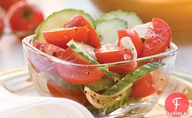 Ensalada de Tomate y Pepino