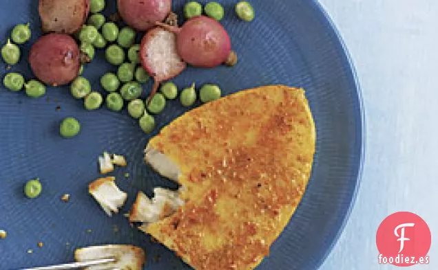 Aceite De Oliva Fletán Escalfado Con Hinojo Y Azafrán