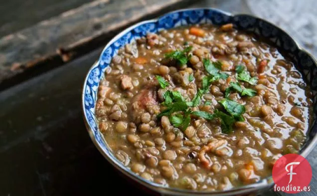 Estofado De Lentejas Con Salchicha
