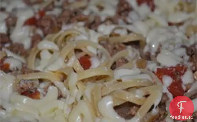 Cena de Espaguetis en Sartén