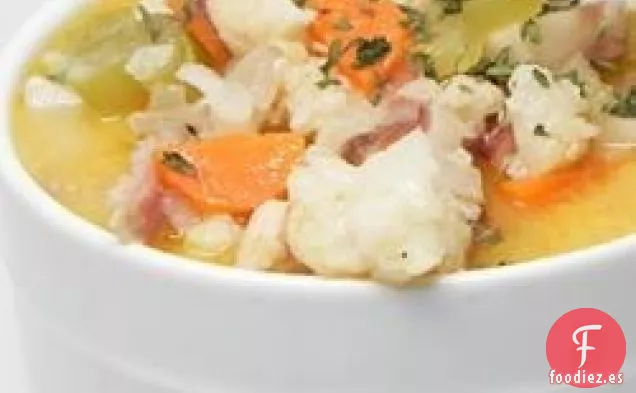 Sopa de Coliflor de Pollo de Nichole