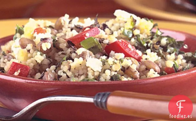 Ensalada Mediterránea de Cuscús y Lentejas
