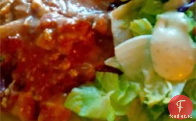 Pollo con Mantequilla de Maní