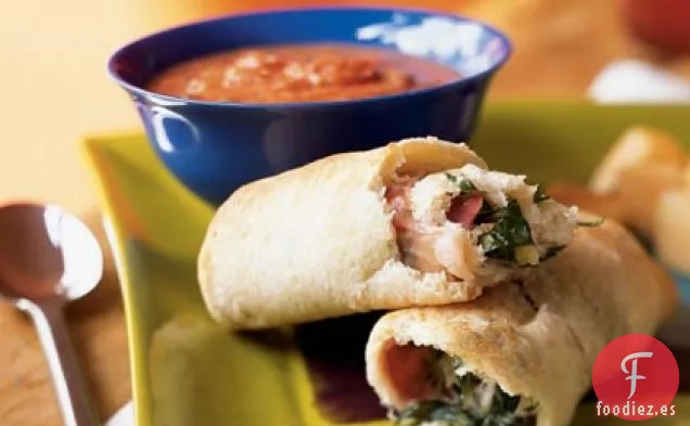 Jamón y Gruyere Strombolis