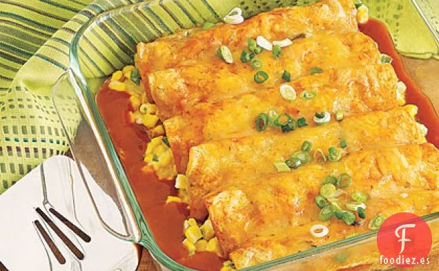 Enchiladas de Maíz y Queso