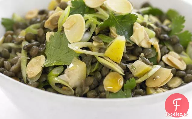 Ensalada de Lentejas con Limón y Almendras