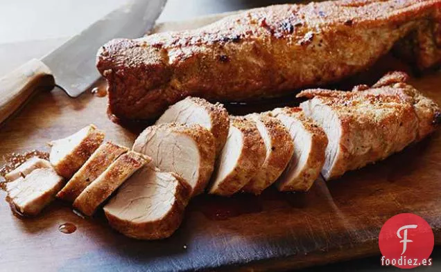 Lomo de Cerdo con Mopa de Arce Chipotle