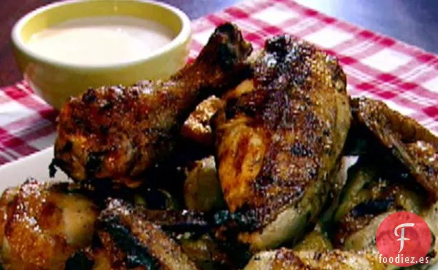 Pollo a la Parrilla con Salsa de barbacoa Blanca Alabama