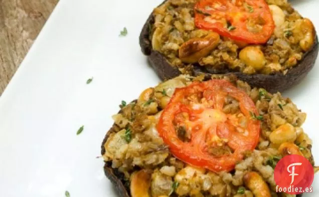 Setas Portobello rellenas de Cosecha
