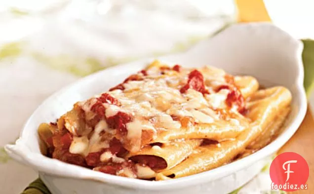 Lasaña de Sémola con Amatriciana Picante