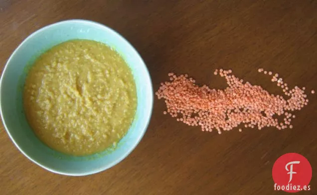Sopa de Lentejas Rojas al Curry