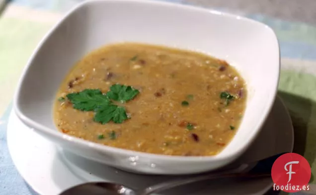 Sopa de Lentejas Rojas