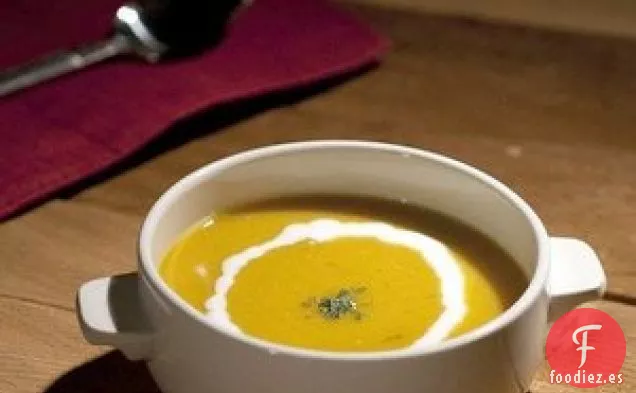 Sopa Rápida de Lentejas de Naranja