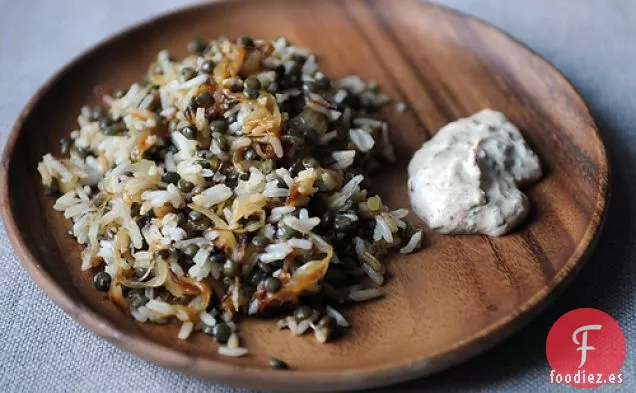Mujaddara Con Yogur Especiado