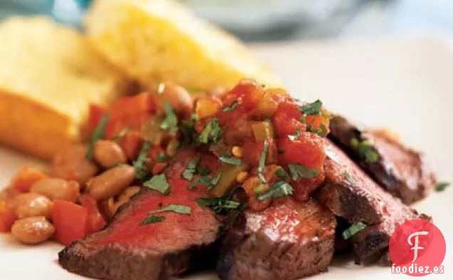 Bistec y Frijoles Pintos del Suroeste