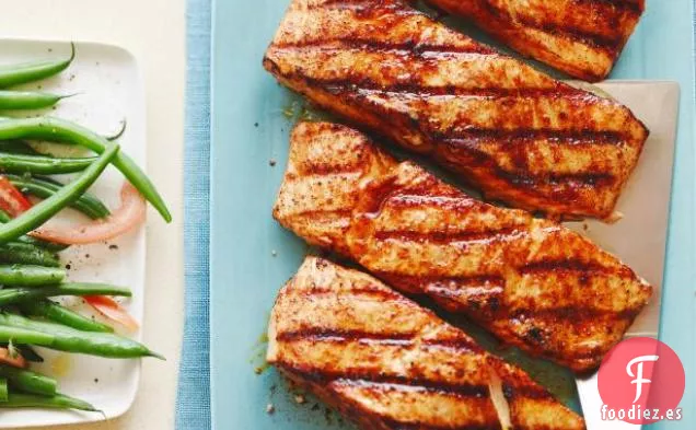 Salmón con un toque Dulce y Picante