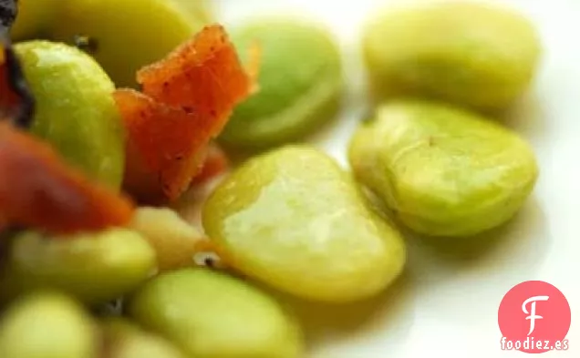 Frijoles De Lima Con Tocino