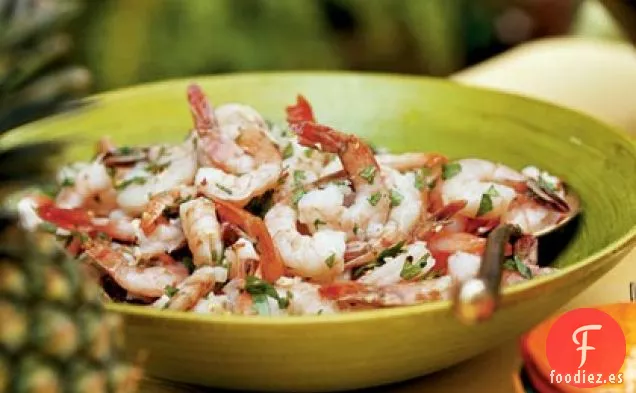 Camarones con Hierbas y Cítricos
