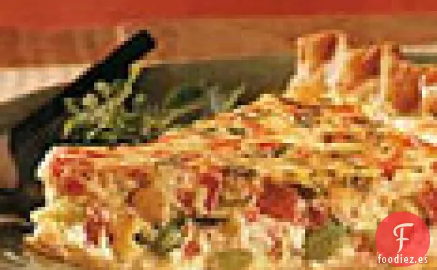 Succotash Y Quiche De Queso De Cabra