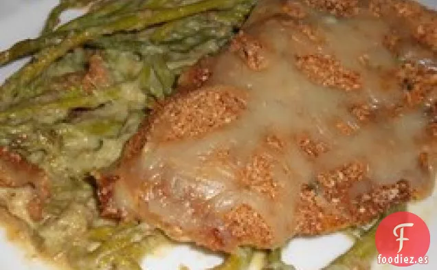 Pollo y Espárragos en Sopa de Crema