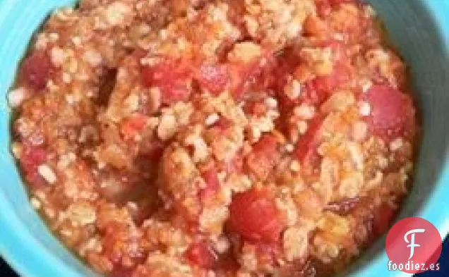 Sopa de Avena y Tomate