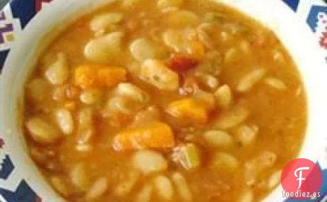 Deliciosa Sopa de Frijoles de Lima