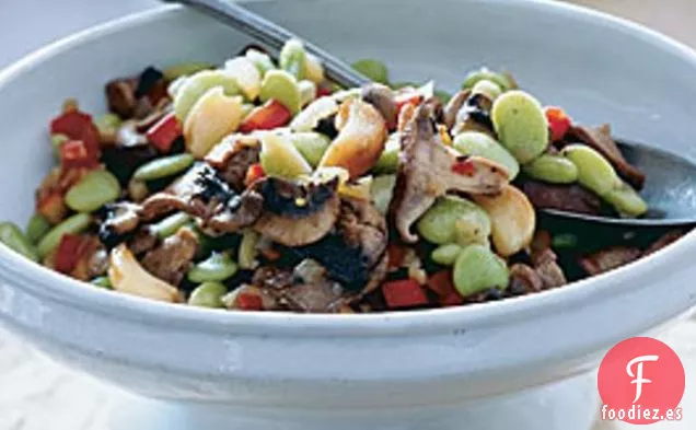 Salsa de Champiñones y Ajo Asado