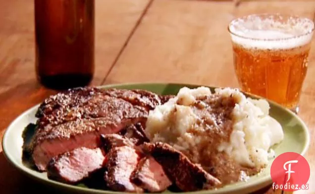 Costilla con Salsa de Cacerola de Cerveza de Mostaza