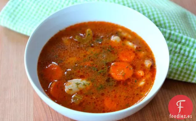 Sopa de Frijoles con Mantequilla