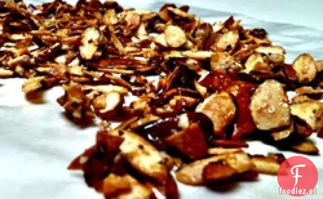 Cobertura de Ensalada de Almendras Tostadas con Azúcar