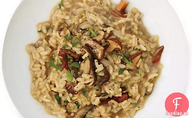 Risotto de Setas Silvestres y Vino Tinto