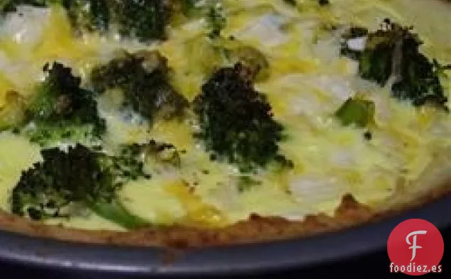 Quiche de Brócoli con Corteza de Puré de Patata