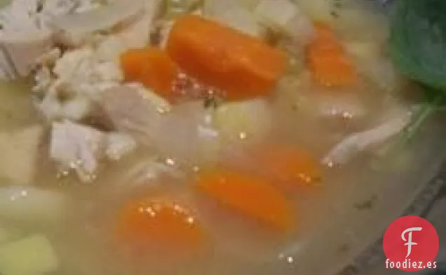 Sopa de Fideos de Pollo Casera de Jean