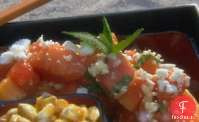 Ensalada de Papaya y Queso Feta