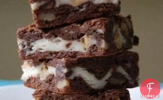 Brownies Gruesos de Tarta de Queso