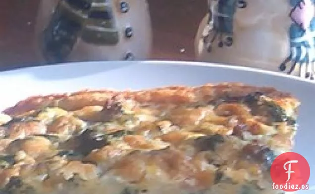 Cazuela de Espinacas y Huevo de Champiñones
