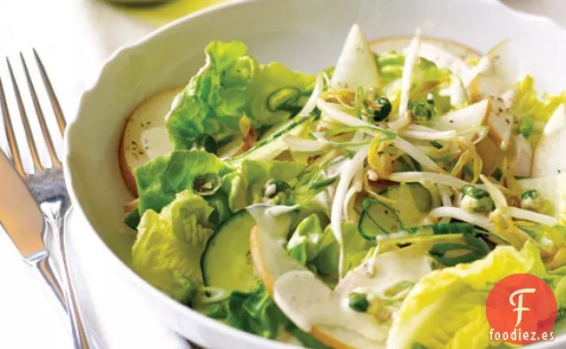 Ensalada Asiática de Pollo con Aderezo de Wasabi