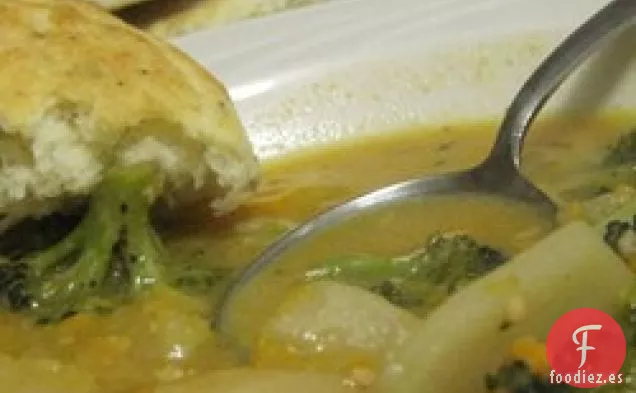 Sopa de Patata Festoneada Sobrante