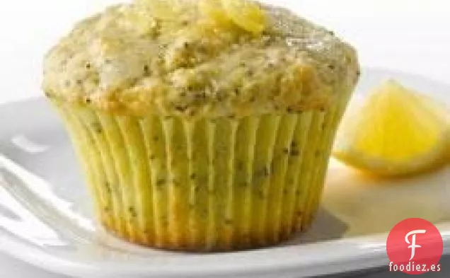 Muffins de Semilla de Amapola de Limón con Mezcla para Hornear Truvia® 