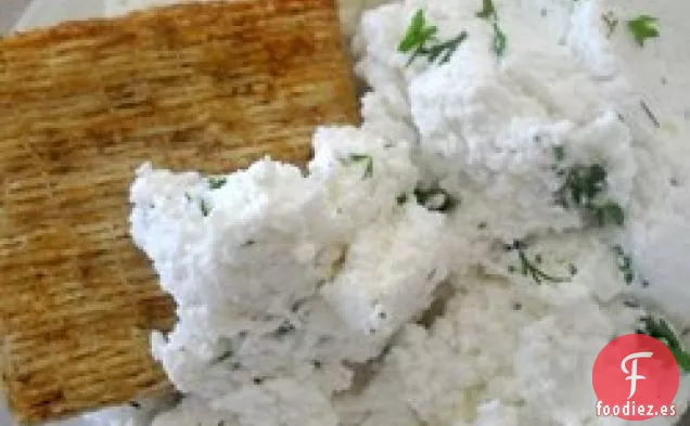 Queso de Cabra con Ajo y Albahaca