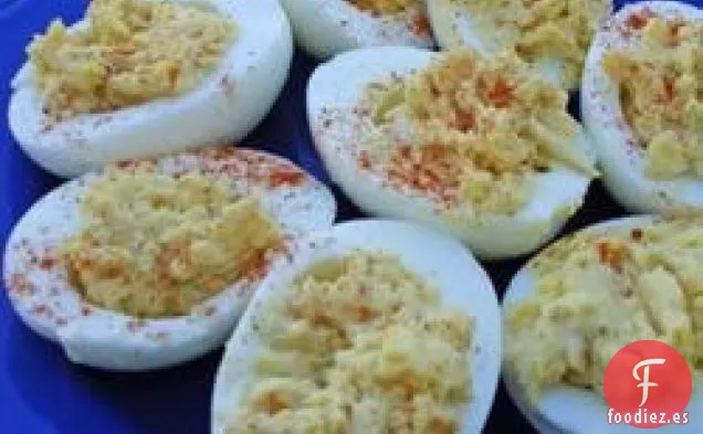Huevos Rellenos Italianos Picantes
