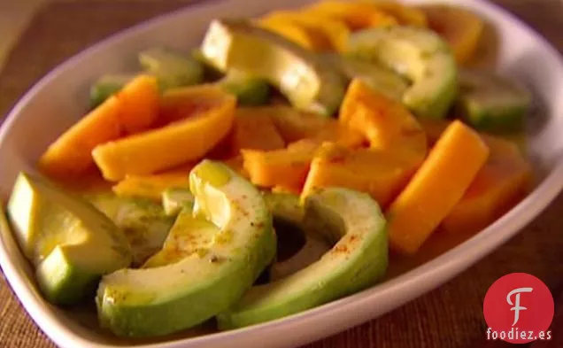 Ensalada de Aguacate y Papaya