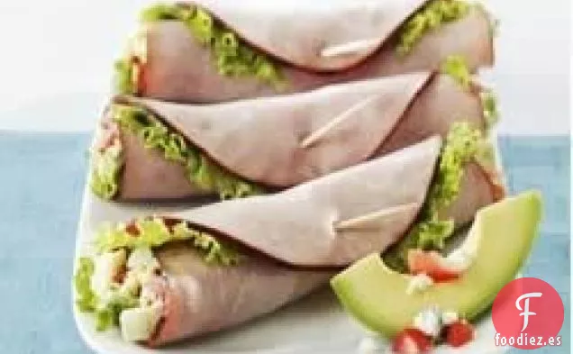 Rollitos de Jamón con Ensalada Cobb