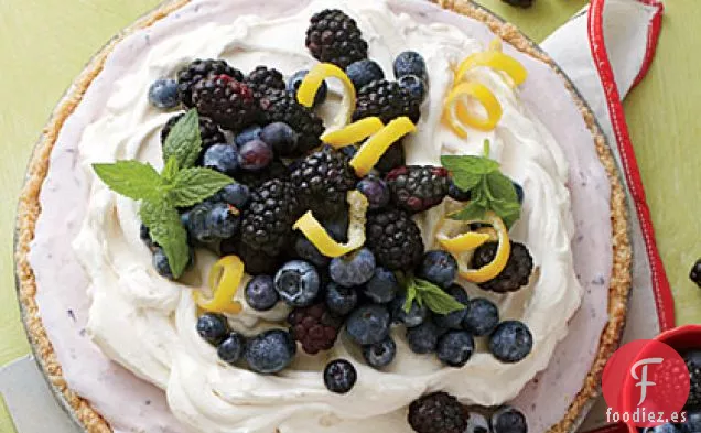 Tarta de Helado de Tarta de Queso y Arándanos