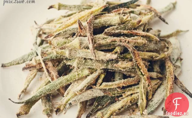 Patatas Fritas de Okra Al Horno Fáciles