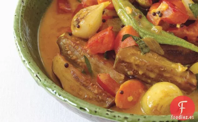 Curry de verduras y coco